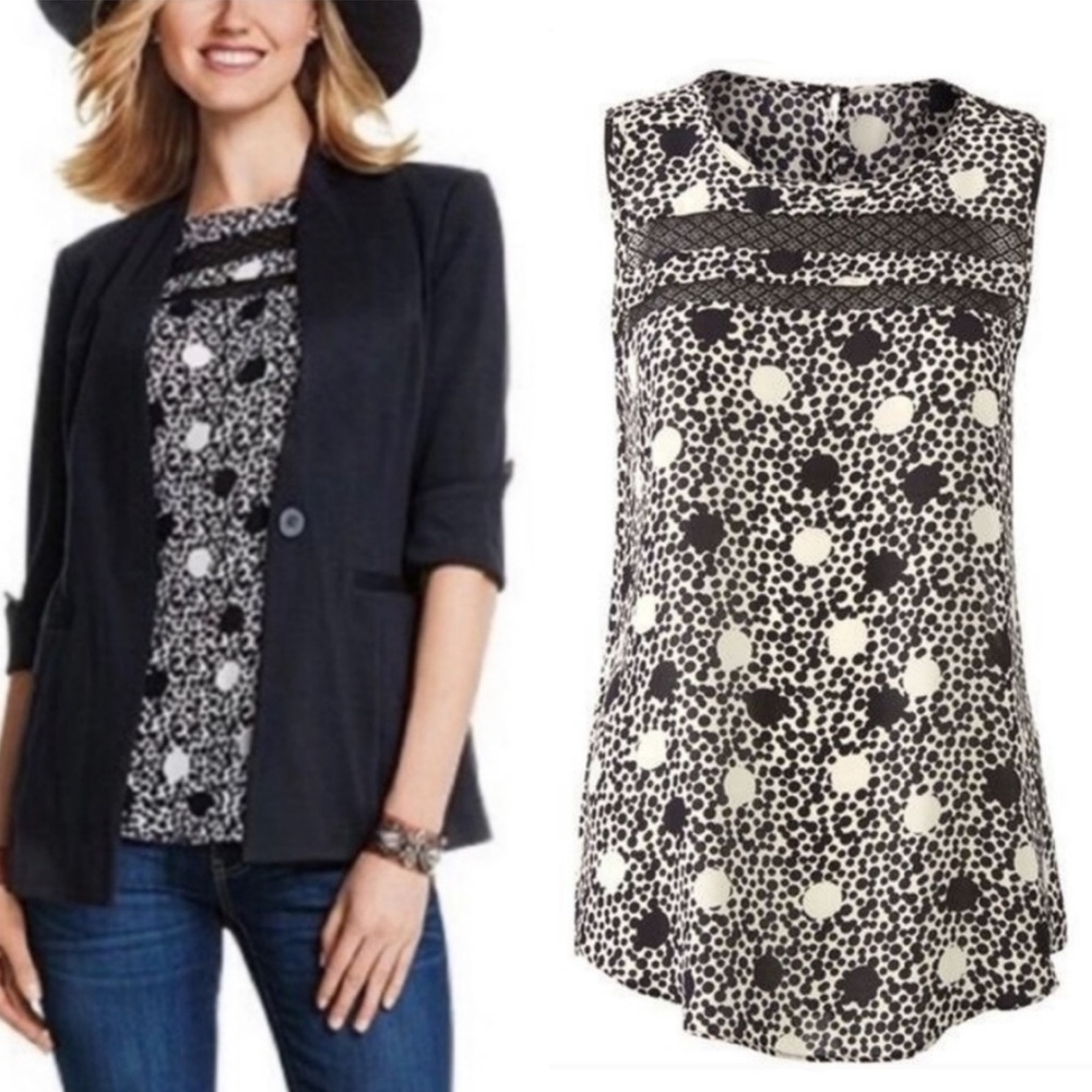 Cabi Jot Polka Dot Top-c9